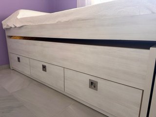 Cama nido de madera de 90 cm, NUEVA.