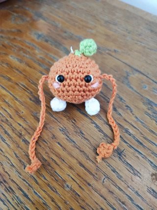 Llaveros tejidos crochet frutas y animales