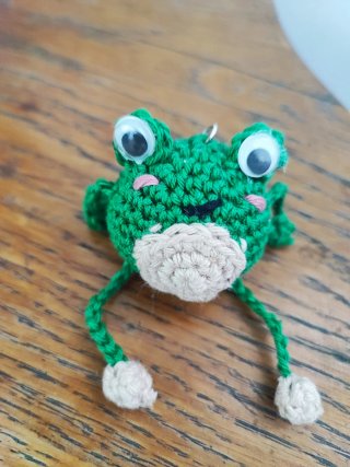 Llaveros tejidos crochet frutas y animales