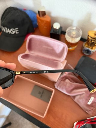 Gafas de sol Miu Miu Negras Unisex