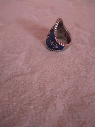 Anello Pietro Ferrante Nave Blu Argento