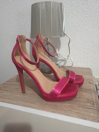 Tacones Rosas Brillantes