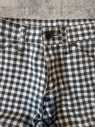 Pantalones G-Star RAW cuadros blanco y negro