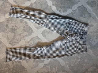 Pantalones G-Star RAW cuadros blanco y negro