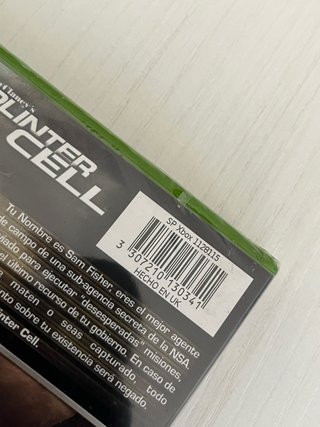 Splinter Cell Xbox Clásica Precintado