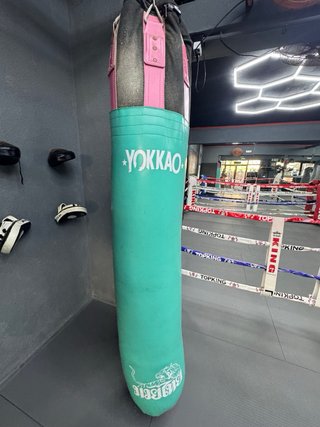 Saco Boxeo Yokkao BIGBEE Verde/Morado