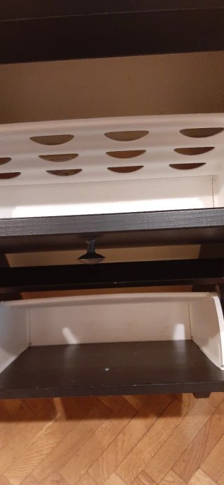 Zapatero Ikea Hemnes Negro