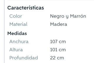 Zapatero Ikea Hemnes Negro