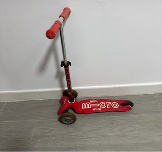 Patinete infantil Micro Mini 3 ruedas rojo