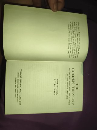 Libro The Golden Treasury Palgrave