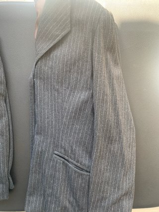 Fato Blazer e Saia  fazenda Cinza Tailored