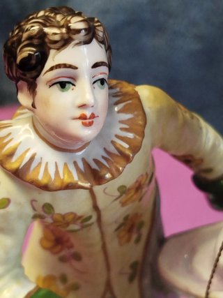 Grupo escultórico porcelana José María Álvarez