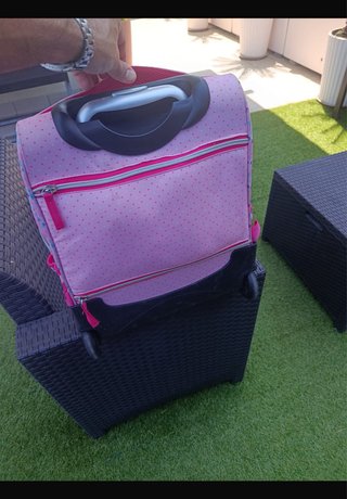 Zaino scuola trolley con stampa cane