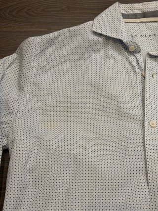 Camisa Scalpers blanca con puntos azules
