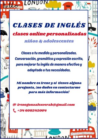 CLASES DE INGLÉS ONLINE