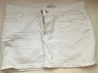 Falda vaquera blanca Subdued Talla XS