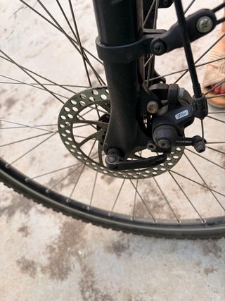 Bicicleta Decathlon Triban Trail con suspensión