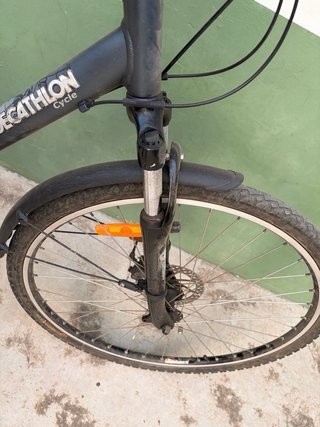 Bicicleta Decathlon Triban Trail con suspensión