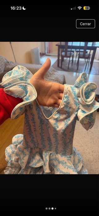 Traje de flamenca niña