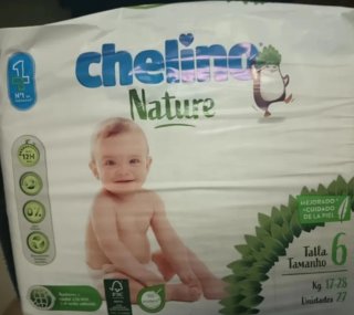Pañales Chelino Nature Talla 6 (17-28 Kg)