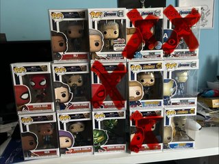 Colección Funko Pop Marvel y Spider-Man