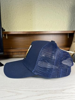 Gorra Azul con Diseño de Oso Grizzly