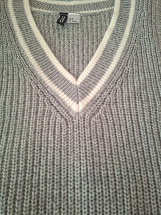 Chaleco H&M gris talla S