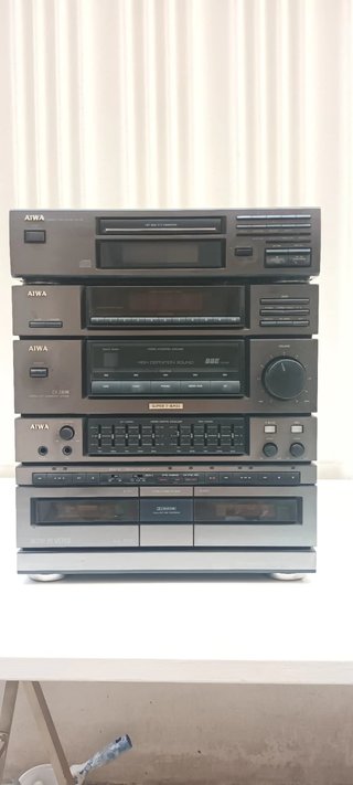 Conjunto HiFi Vintage AIWA CX-Z85M + DX-Z92E