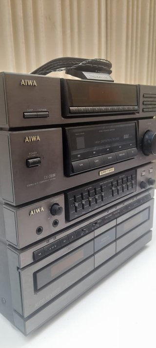 Conjunto HiFi Vintage AIWA CX-Z85M + DX-Z92E