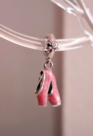 Charm Bailarinas Ballet Rosa Plata