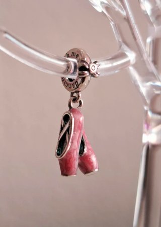 Charm Bailarinas Ballet Rosa Plata