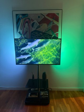 Televisor smart con luz dinámico