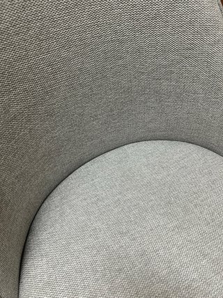 Juego 4 sillas comedor gris patas negras