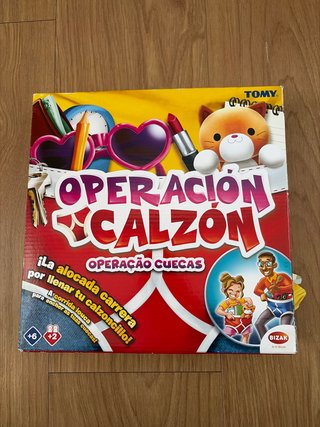 Juego Operación Calzón Bizak Tomy