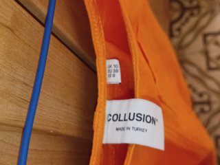 Vestido Naranja Talla M Nuevo
