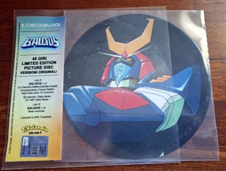 45 Giri Picture Disc Baldios Sigla TV + Karaoke