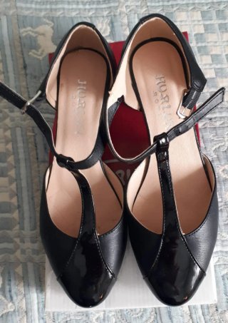 Zapatos negros mujer talla 36 cuero