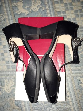 Zapatos negros mujer talla 36 cuero