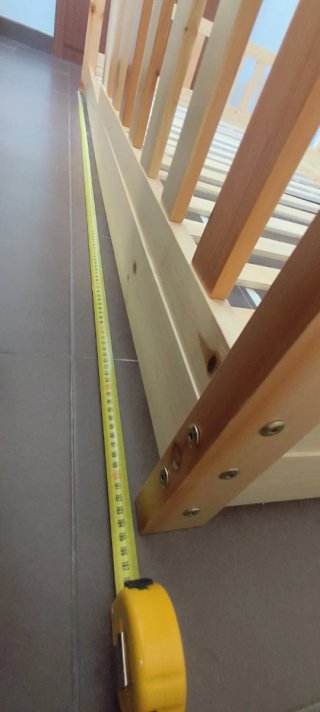 Cama Montessori Madera Natural y colchón