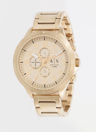 Reloj Armani Exchange Dorado Cronógrafo