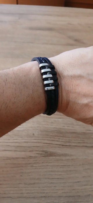 Lote 3 Pulseras Lotus Cuero y Metal