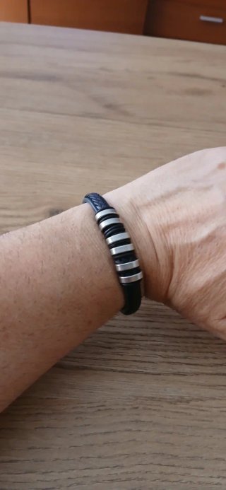 Lote 3 Pulseras Lotus Cuero y Metal