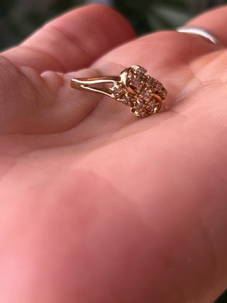 Anillo Oro 14k con Diamantes