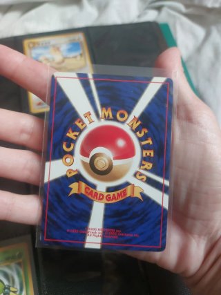 Carta pokemon antigua misty