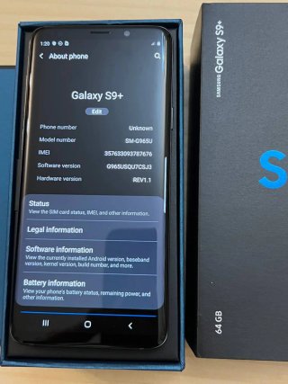 Samsung Galaxy S9 Plus 64GB Negro