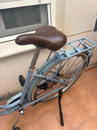 Bicicleta Paseo Azul con Cesta Elops