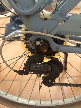 Bicicleta Paseo Azul con Cesta Elops