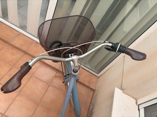Bicicleta Paseo Azul con Cesta Elops