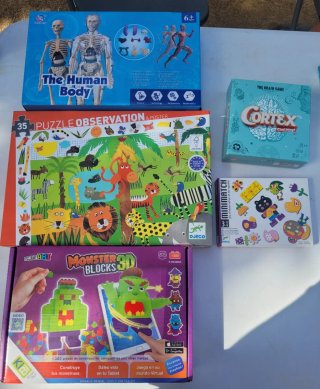 Lote 5 Juegos de Mesa Infantiles