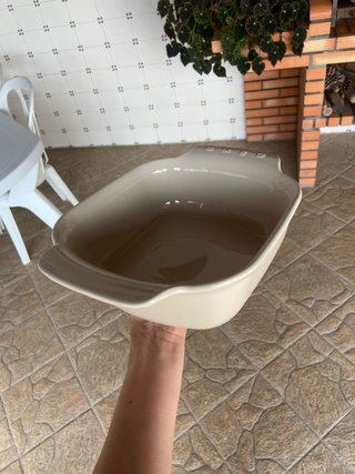 Tabuleiro Smeg Cerâmica Bege